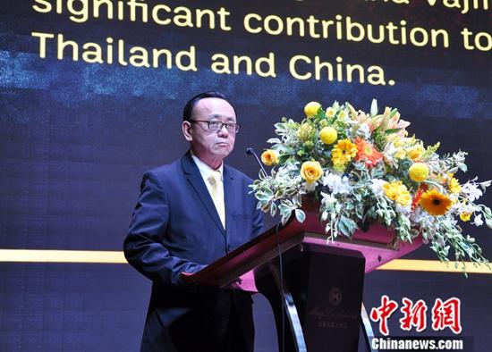 12月4日晚，泰王國駐南寧總領(lǐng)事館在廣西首府南寧市舉行招待會，慶祝泰國國慶。中新社記者 黃艷梅 攝